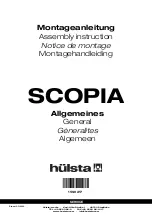 Предварительный просмотр 1 страницы Hülsta SCOPIA Assembly Instruction Manual