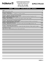 Предварительный просмотр 2 страницы Hülsta SPECTRUM TV Wall Panel Assembly Instruction Manual