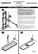 Предварительный просмотр 5 страницы Hülsta SPECTRUM TV Wall Panel Assembly Instruction Manual