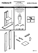 Предварительный просмотр 14 страницы Hülsta SPECTRUM TV Wall Panel Assembly Instruction Manual