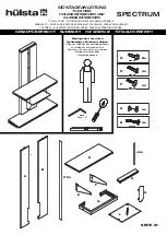 Предварительный просмотр 21 страницы Hülsta SPECTRUM TV Wall Panel Assembly Instruction Manual