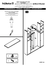 Предварительный просмотр 34 страницы Hülsta SPECTRUM TV Wall Panel Assembly Instruction Manual