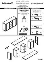 Предварительный просмотр 36 страницы Hülsta SPECTRUM TV Wall Panel Assembly Instruction Manual