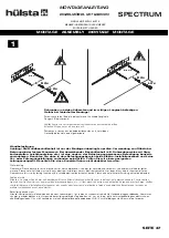 Предварительный просмотр 37 страницы Hülsta SPECTRUM TV Wall Panel Assembly Instruction Manual