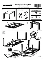 Hülsta Table T90 Assembly Instruction Manual предпросмотр