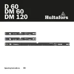 Hultafors D 60 Operating Instructions Manual preview