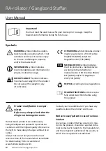 Предварительный просмотр 12 страницы human care 42221 User Manual