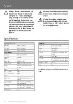 Preview for 6 page of human care Altair 55200H User Manual