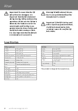 Preview for 22 page of human care Altair 55200H User Manual