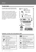 Preview for 24 page of human care Altair 55200H User Manual