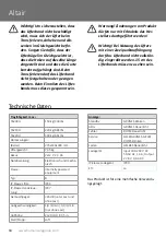 Preview for 68 page of human care Altair 55200H User Manual