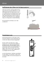 Предварительный просмотр 72 страницы human care Altair 55200H User Manual