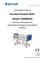 Preview for 1 page of human care Kenmak BAMBINO Instruction For Usage