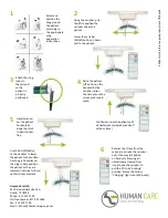 Preview for 2 page of human care OVERHEAD LIFT Reference Manual