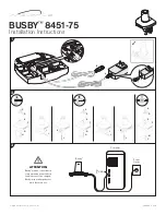 Preview for 3 page of Human Solution Innovative BUSBY 8451-BASE Installation Instructions