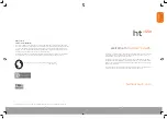 Preview for 2 page of Human Touch HT-1650 Use & Care Manual