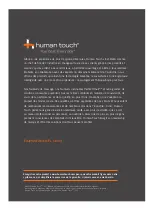 Предварительный просмотр 24 страницы Human Touch Perfect Chair PC PRO Use & Care Manual