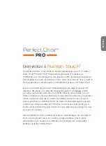 Предварительный просмотр 25 страницы Human Touch Perfect Chair PC PRO Use & Care Manual