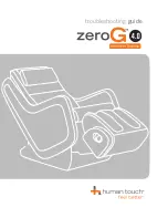 Human Touch ZeroG 4.0 Troubleshooting Manual preview