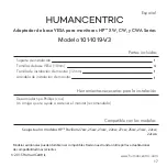 Preview for 17 page of HumanCentric 101-1019-V3 Manual