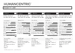 HumanCentric 101-2025 Manual предпросмотр