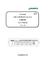 Предварительный просмотр 1 страницы Humandata USB-039 User Manual