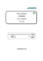 Humandata USB-204 User Manual предпросмотр