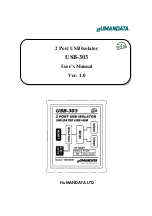 Preview for 1 page of Humandata USB-303 User Manual