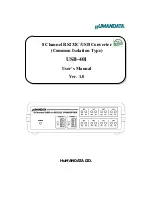 Предварительный просмотр 1 страницы Humandata USB-401 User Manual