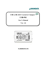 Humandata USB-501 User Manual предпросмотр