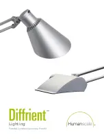 Preview for 1 page of Humanscale Diffrient Lighting DTECHT1E Instructions Manual