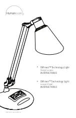 Humanscale Diffrient Technology Light Instructions preview