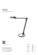 Humanscale Infinity Assembly Instructions Manual preview