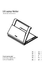 Humanscale L6 Assembly Instructions Manual preview