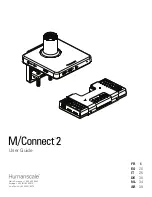 Preview for 1 page of Humanscale M/Connect 2 MC2-AXY User Manual