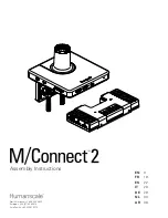 Humanscale M/Connect 2 Assembly Instructions Manual preview