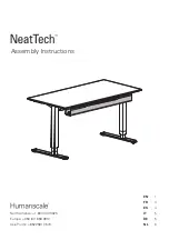 Humanscale NeatTech Assembly Instructions Manual preview