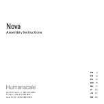 Humanscale Nova Assembly Instructions Manual предпросмотр