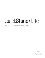 Humanscale Quick Stand Lite Installation Instructions Manual preview