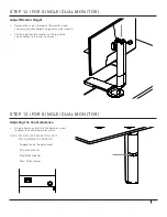 Preview for 7 page of Humanscale QuickStand Under Desk Installation Instructions Manual