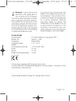 Preview for 13 page of HumanTechnik A-2467-0 Operating Instructions Manual