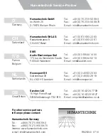 Preview for 50 page of HumanTechnik A-2634-0 Instruction Manual