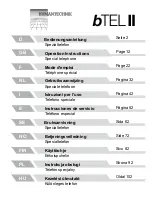 HumanTechnik bTEL II Operation Instructions Manual preview