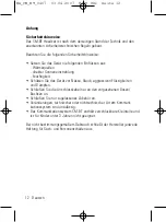 Preview for 12 page of HumanTechnik cm-BT Operating Instructions Manual