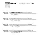 HumanTechnik FLASHTEL COMFORT 3 BT Operation Instructions Manual preview