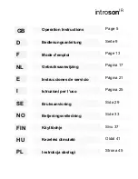 Preview for 1 page of HumanTechnik introsonIR Operation Instructions Manual