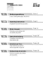 Preview for 1 page of HumanTechnik Lisa A-2466-0 Operating Instructions Manual