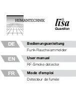 Preview for 1 page of HumanTechnik Lisa Guardion User Manual