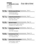 HumanTechnik lisa vibro time Operating Instructions Manual preview