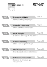 HumanTechnik RCI-102 Operation Instructions Manual preview